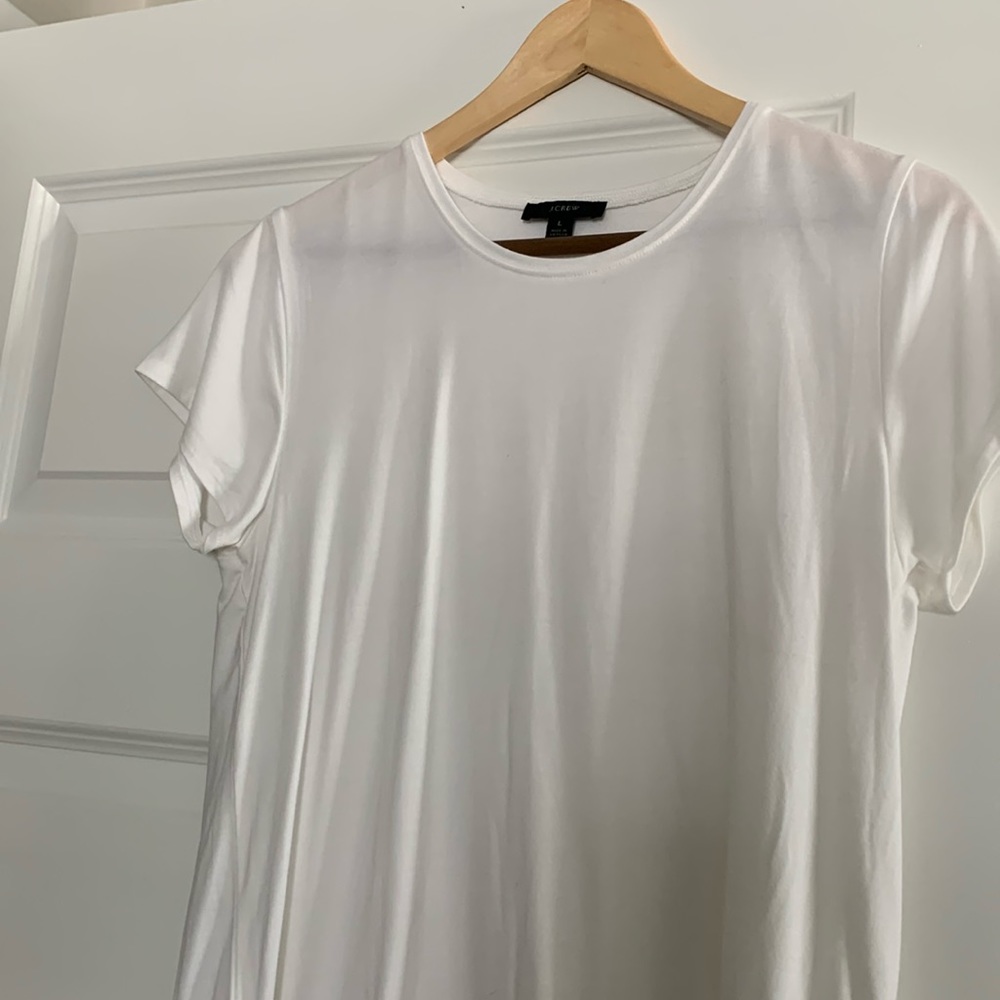J crew tee, never worn, white, size Large